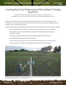 Crop responses to environment