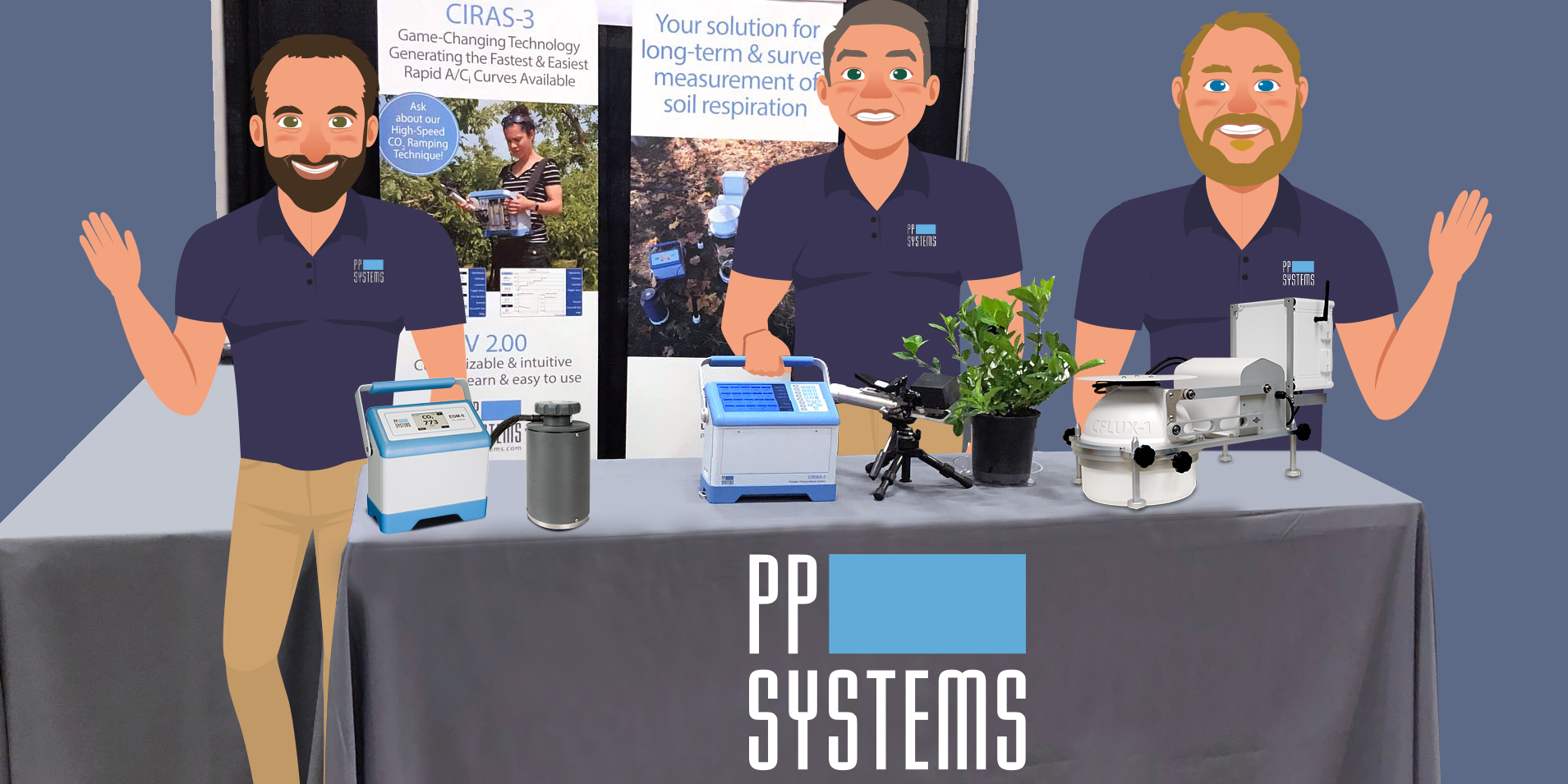 Booth set up virtual demonstration