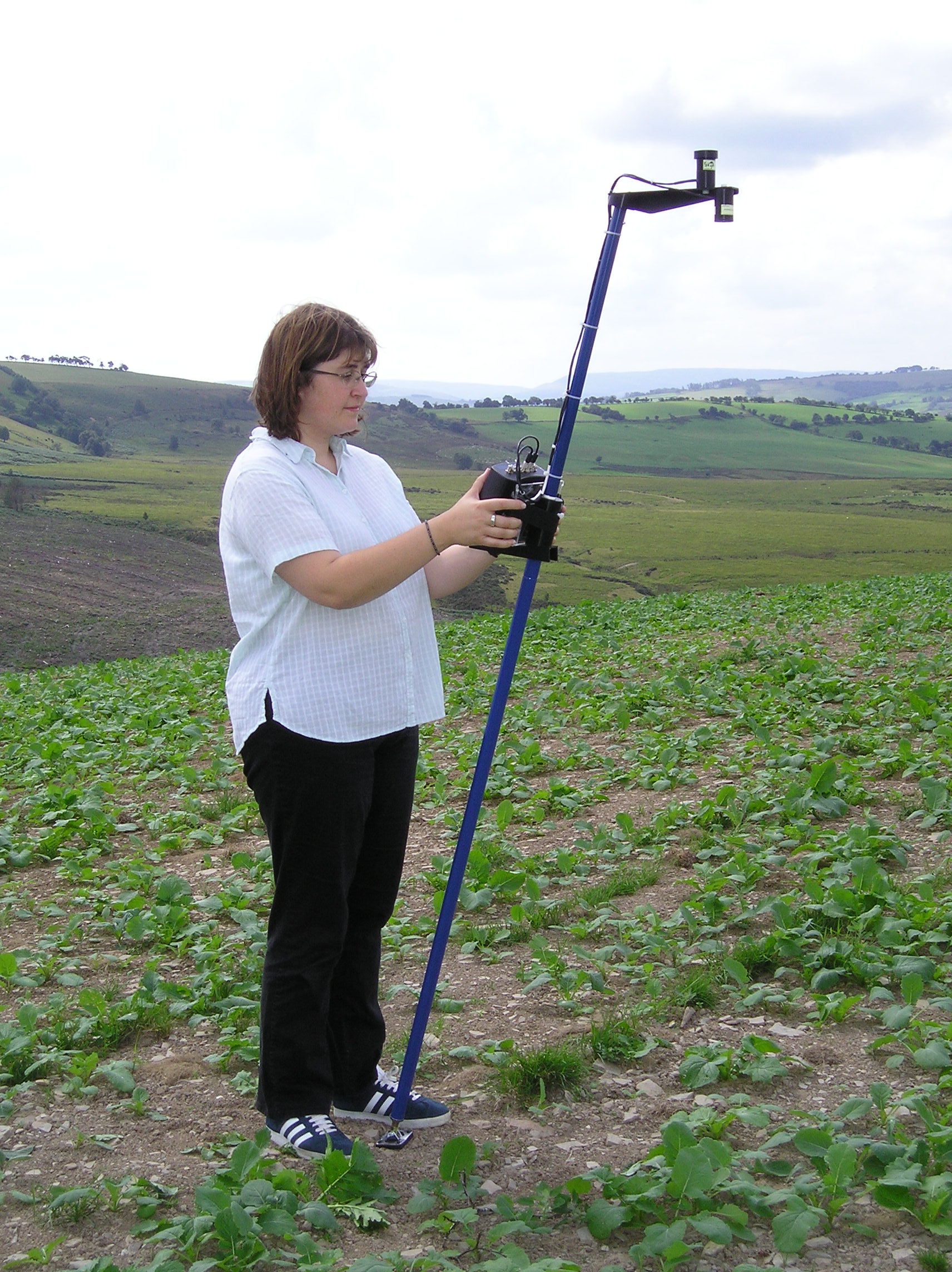 NDVI measurements with the Skye SpectroSense 2+ Meter and light sensors