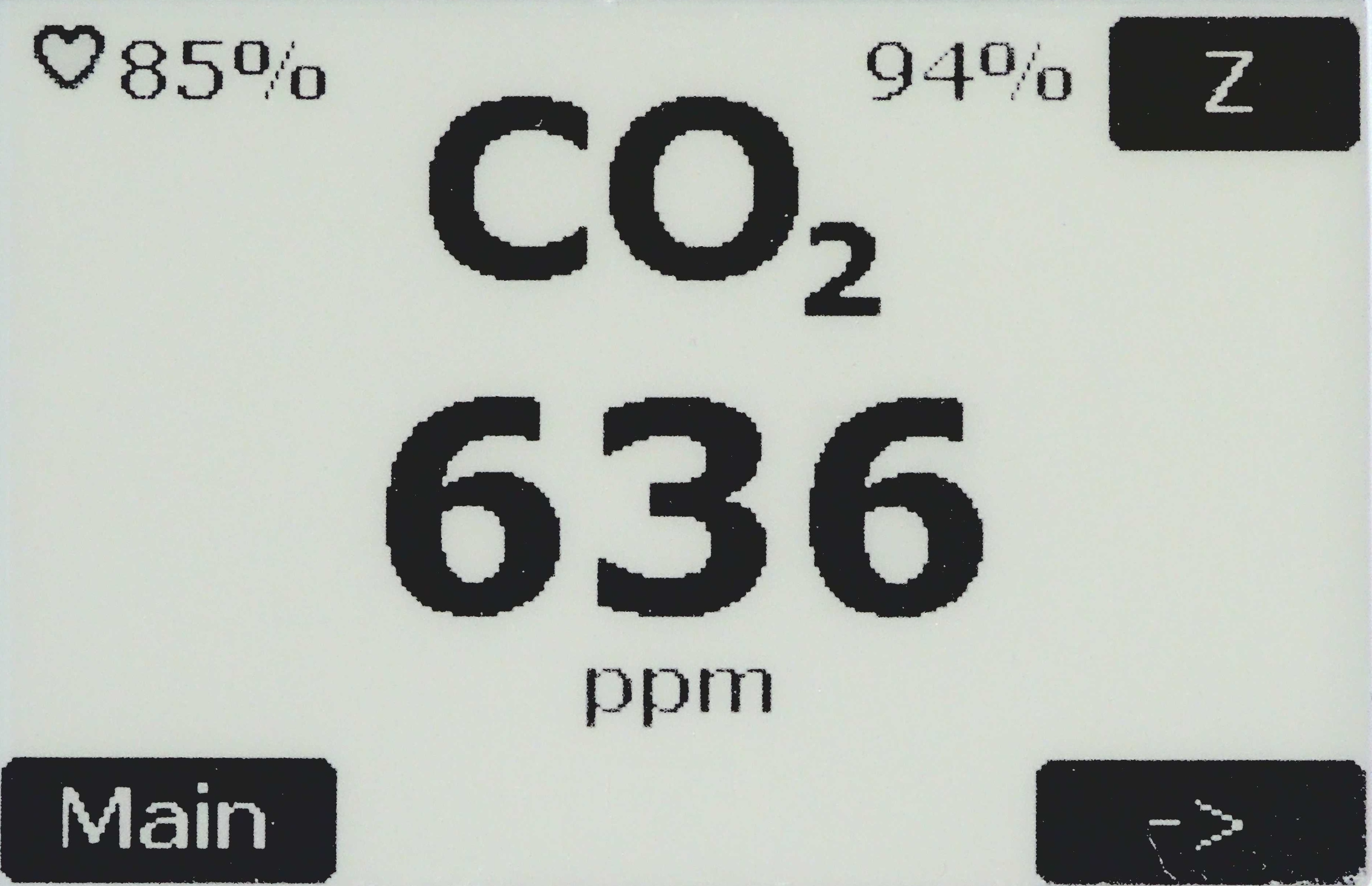 EGM-5 CO2 Screen